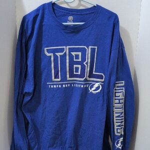 NHL Blue Shirt with Official Logo